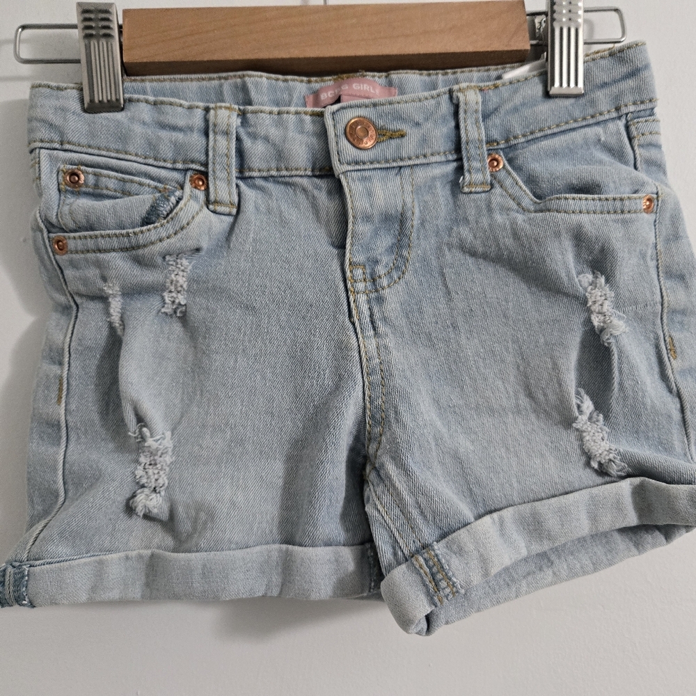 Light Blue Denim Kids Shorts